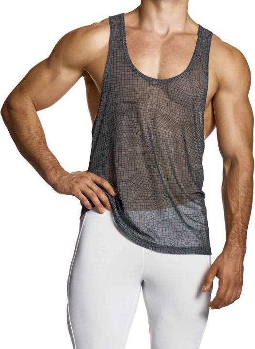 Produktbild Abstract Net Tank Top Grau Medium (M)