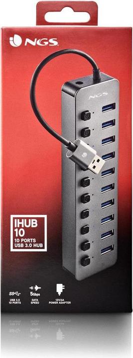 Produktbild NGS IHUB 10 (USB-C, 10 Ports)