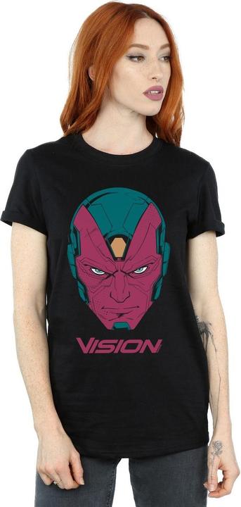 Produktbild Avengers Vision Head Baumwolle Boyfriend TShirt (L)