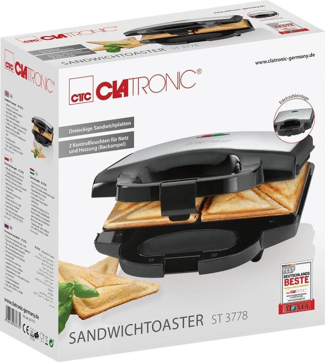Image du produit Clatronic Appareil à croque-monsieur