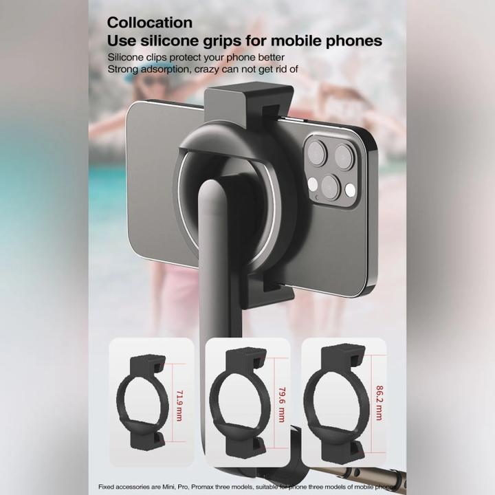 Image du produit Ueli Express Canne à selfie MagSafe avec trépied intégré et télécommande 61cm