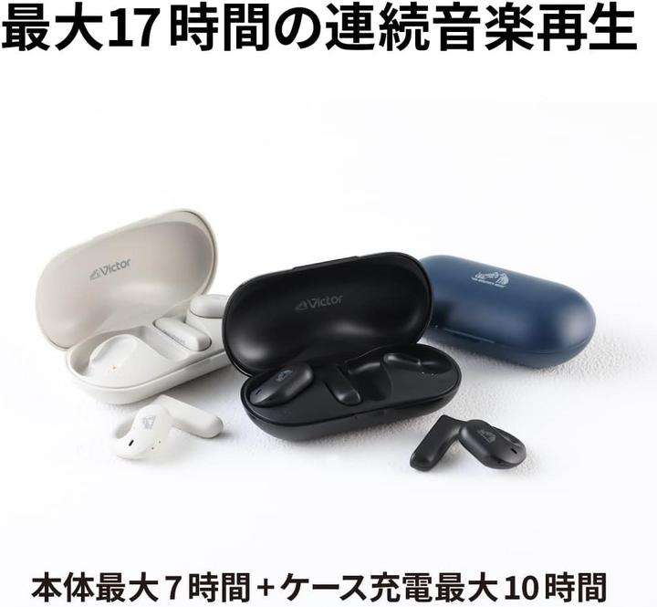 Actual product image JVC HA-NP35T-W-U (No noise cancellation, 7 h, Wireless)