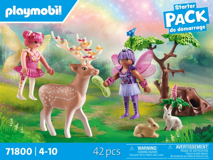 Immagine prodotto Playmobil Fate con simpatici animali della foresta (71800, Playmobil Principessa Magica)