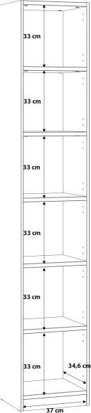 Produktbild Forte Candlekeep (40 x 34.80 x 220 cm)