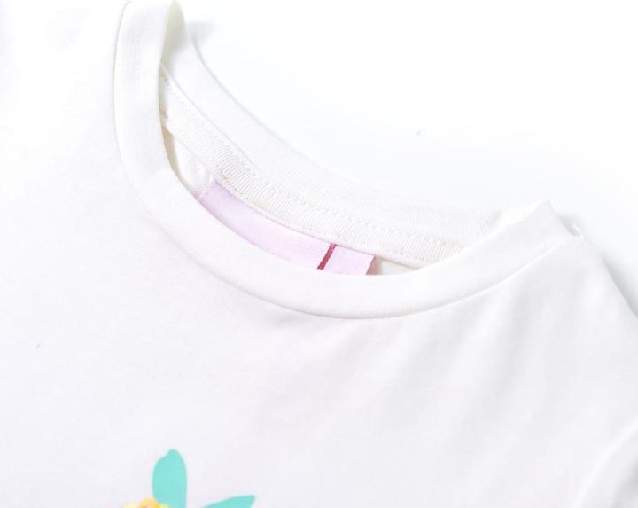 Immagine prodotto vidaXL Maglietta da bambino ecru 140,Materiale: 95 % cotone. 5 (140)