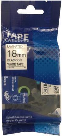 Produktbild Rillstab Beschriftungsband P-Touch TZe 18mm breit (1.80 cm, Schwarz)