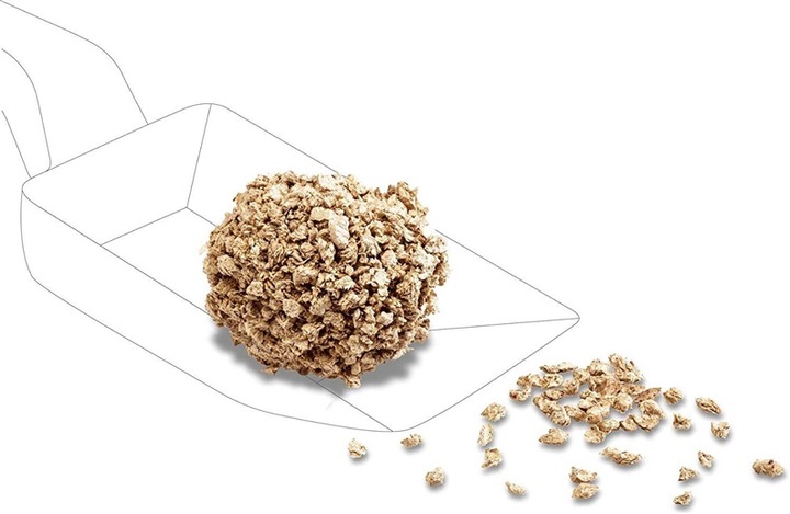 Actual product image Cat's Best Eco Plus Cat Litter (Clumping, Biodegradable, Fast absorbing, 17.20 kg)