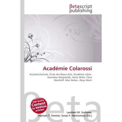 Académie Colarossi, Fachbücher