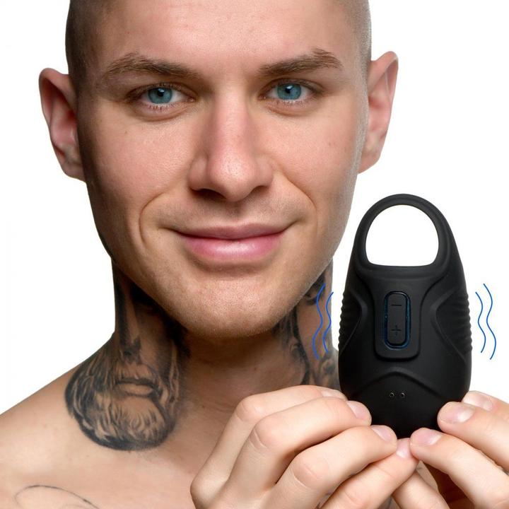 Actual product image Frisky TM Vibrating Silicone Testicle Massager (3.50 cm)