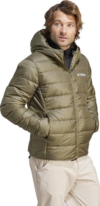 Actual product image adidas Mens Terrex Lightweight Hooded Down Jacket (M)