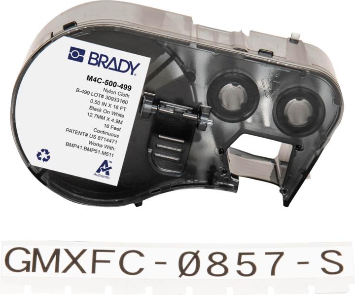 Actual product image Brady BMP41/BMP51/BMP53/M511 Label