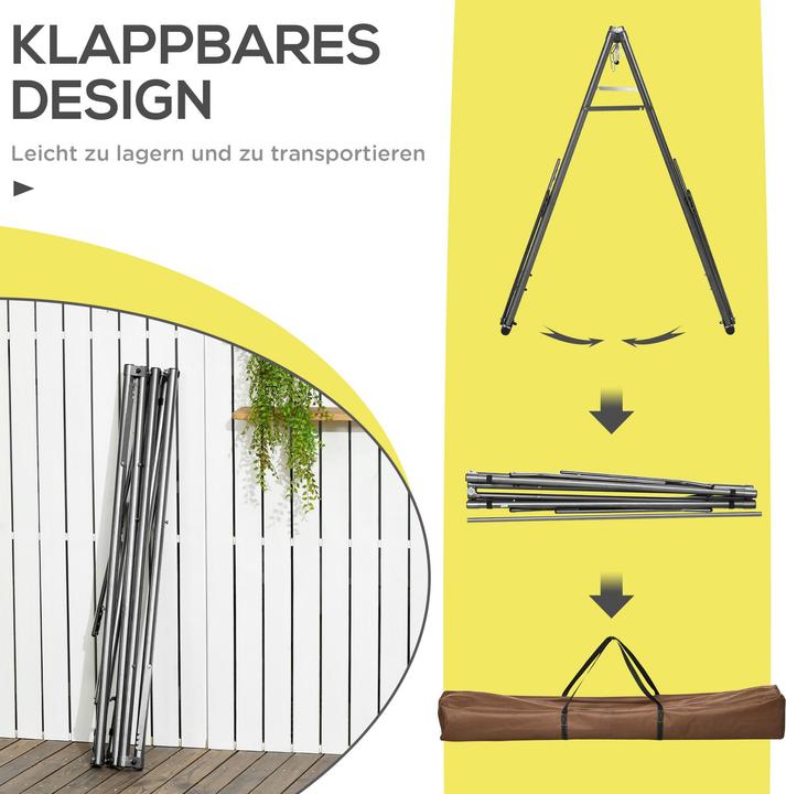 Image du produit Outsunny Support pour hamacs avec cadre en acier (120 kg)