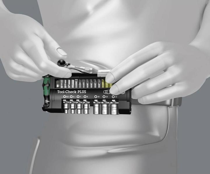 Produktbild Wera Tool-Check PLUS (Innensechsrund TX M10, Innensechsrund TX M15, Innensechsrund TX M30, Kreuz Phillips PH M1, Kreuz Phillips PH M2, Innensechsrund TX M25, Kreuz Pozidriv PZ M1, Kreuz Pozidriv PZ M2, Kreuz Phillips PH M3, Kreuz Pozidriv PZ M3, Innensechsrund TX M20, Innensechsrund TX M40)
