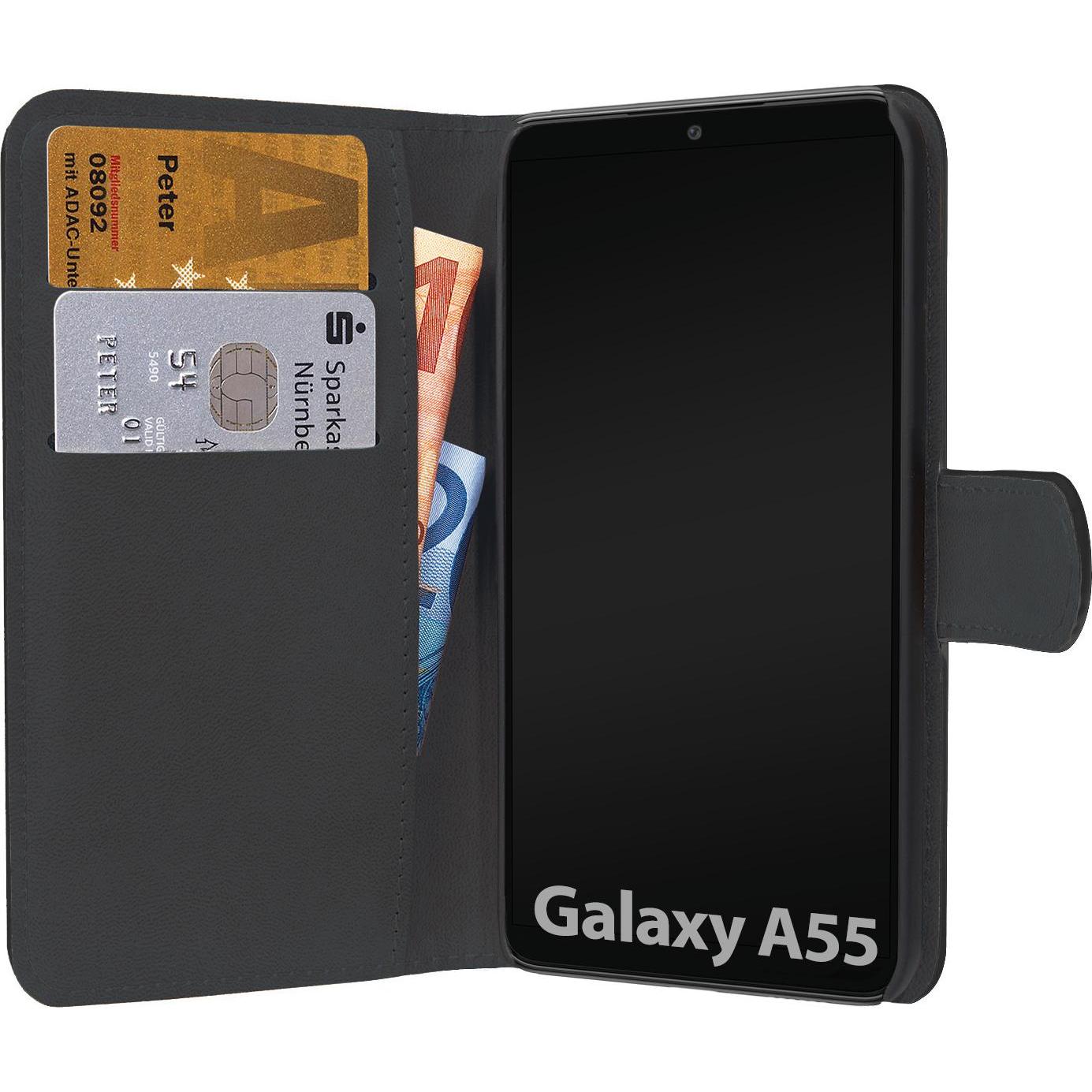 Thumbnail - Pedea Book Cover Classic (Samsung Galaxy A55), Smartphone Hülle, Schwarz
