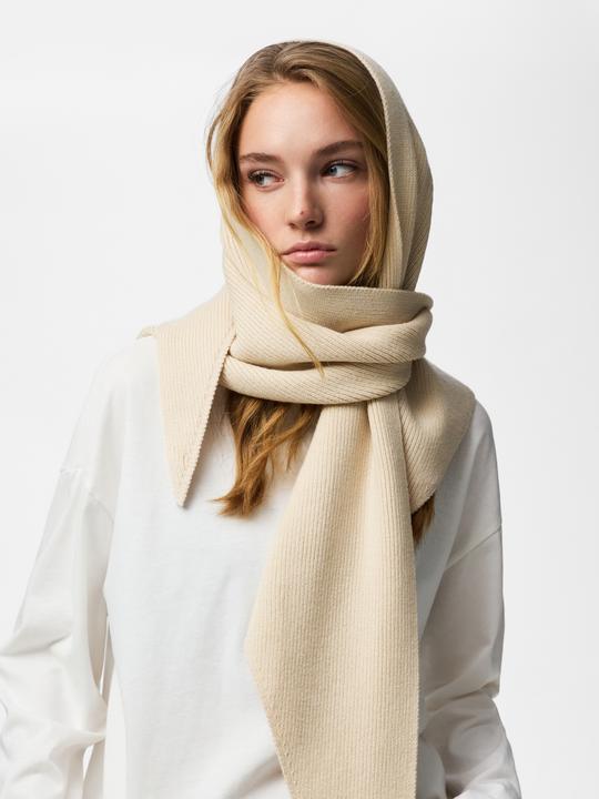 Image du produit Pieces Pckomma Grosser Gerippter Dreiecks Schal