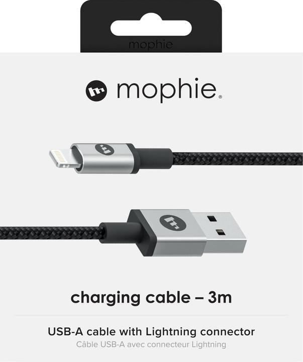 Productafbeelding mophie 409903216 Lightning kabel (3 m)