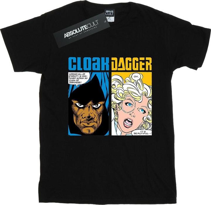 Actual product image Mens Cloak And Dagger Comic Panels T-Shirt (XL)