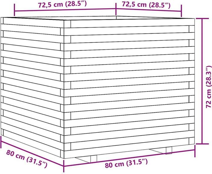 Produktbild vidaXL Pflanzkübel