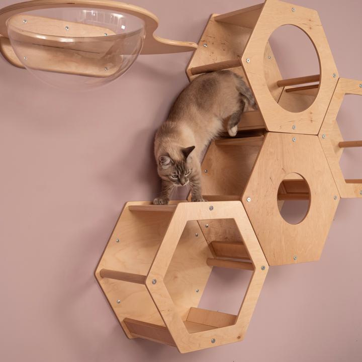 Produktbild Wowhelperco Kletterwand für Katzen (Natur)