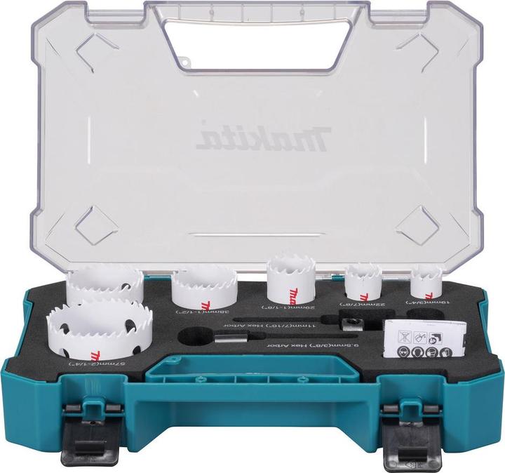 Actual product image Makita Hole saw set sanitary 6tlg (19, 22, 29, 38, 44, 57 millimetres)