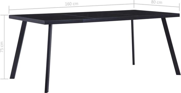 Image du produit vidaXL Esstisch (160 x 80 x 75 cm)
