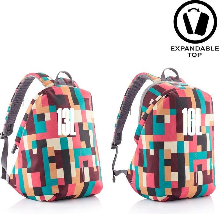 Produktbild XD Design PLECAK ANTYKRADZIEŻOWY BOBBY SOFT GEOMETRIC P/N: P705.867 (16 l)