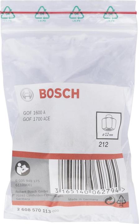 Produktbild Bosch Professional Zubehör Spannzange, 12 mm, 27 mm