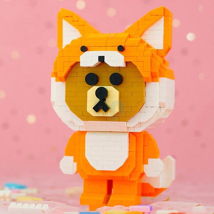 Produktbild LOZ 9250 - Fuchs Bär (860 Teile)