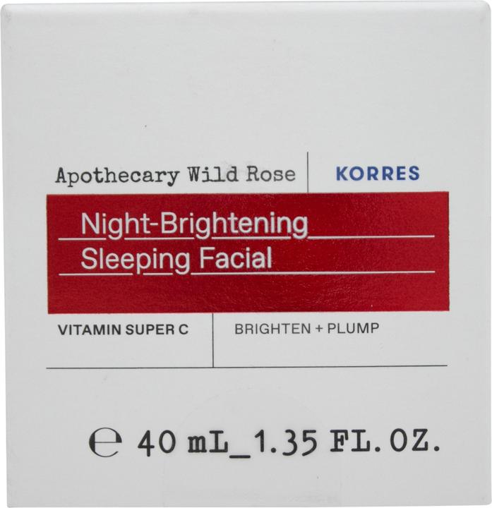 Actual product image Korres Apothecary Wild Rose Night Cream for radiant complexion (40 ml, Night cream)