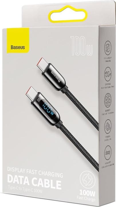 Image du produit Baseus USB C – USB C (2 m, USB 2.0, 100 W)