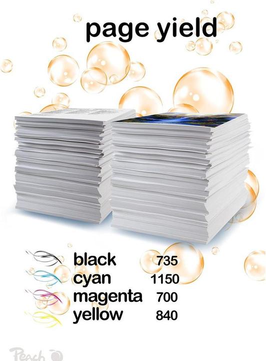 Image du produit Peach LC-1240 Multipack (C, CF, M, Y)