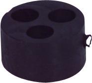 Actual product image Jacob Multipakning Perfect PG16 til kabel Ø 3x6,5 mm gummi, sort