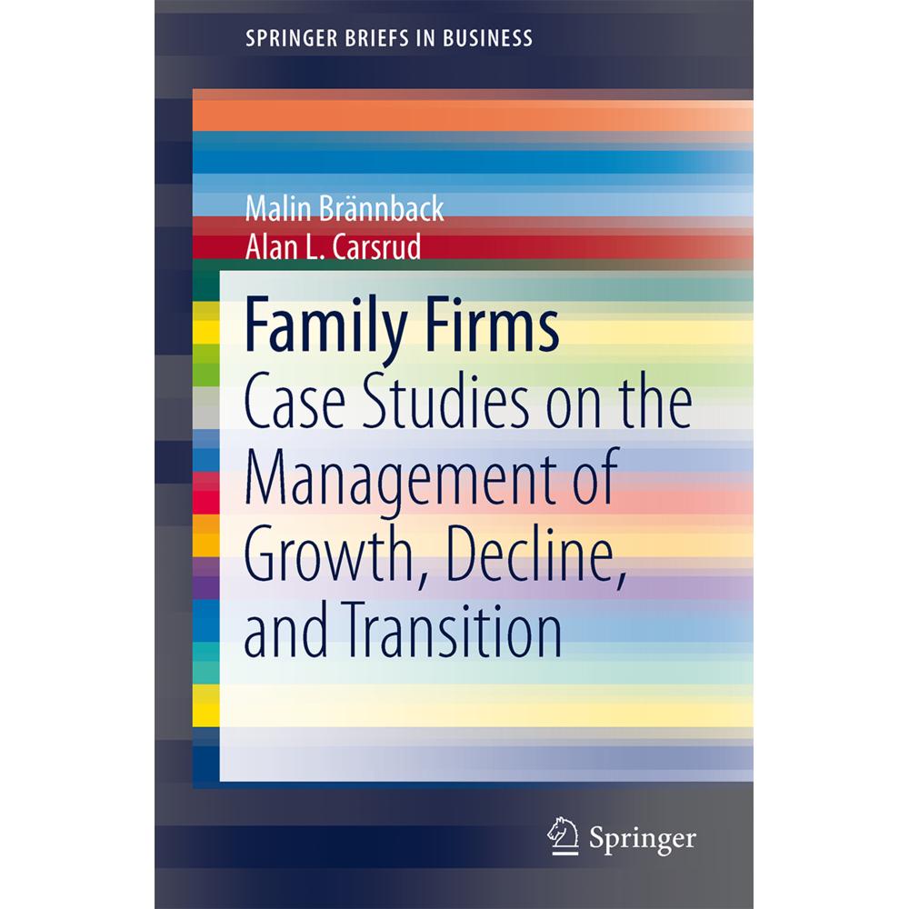 Family Firms, Fachbücher von Alan L. Carsrud, Malin Brännback