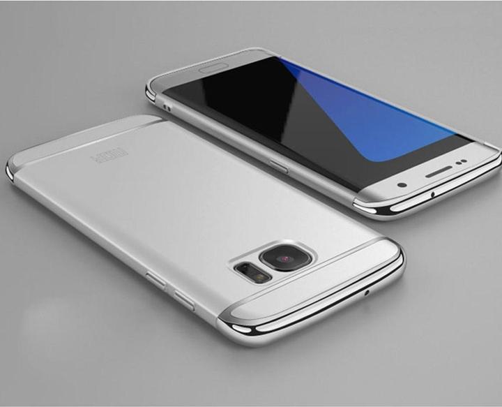 Produktbild König Design Handy Hülle Schutz Case für Samsung Galaxy A5 2016 Bumper 3 in 1 Cover Silber (Samsung Galaxy A5 (2016))