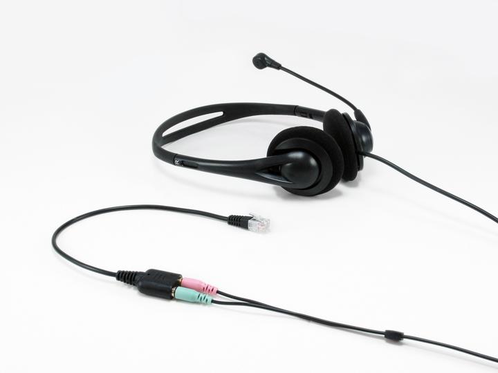 Produktbild equip Telefonkabel RJ9 auf. Klinke für Headset (0.25 m)