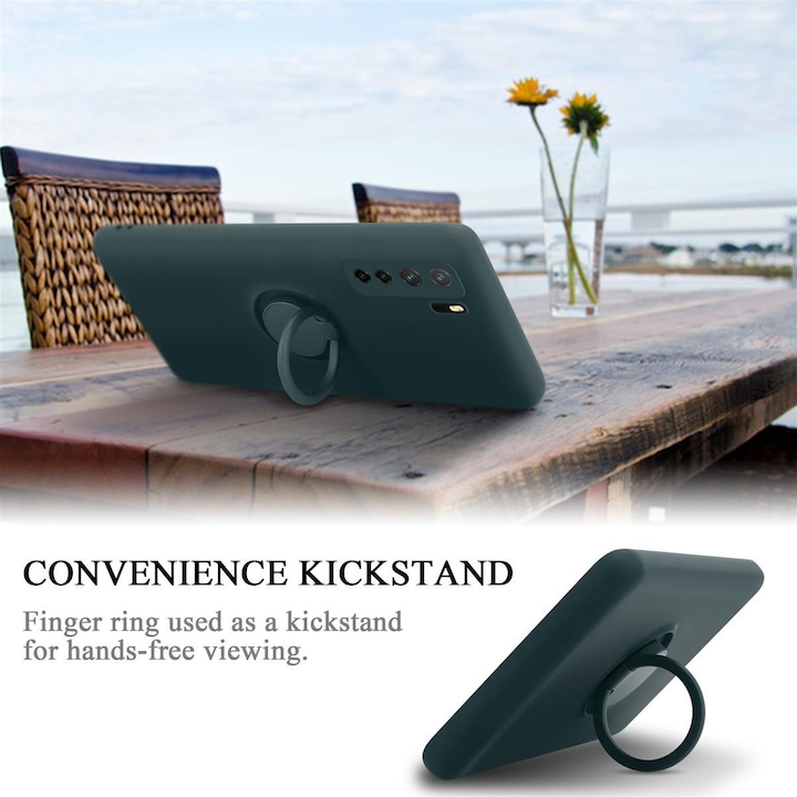 Immagine prodotto Cadorabo Custodia TPU Liquid Ring Silicone Case (Huawei Nova 6 SE, Huawei P40 Lite, Huawei Nova 7i)