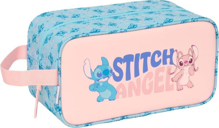 Lilo & Stitch Allzwecktasche Ohana Hellblau Hellrosa 29 x 15 x 14 cm