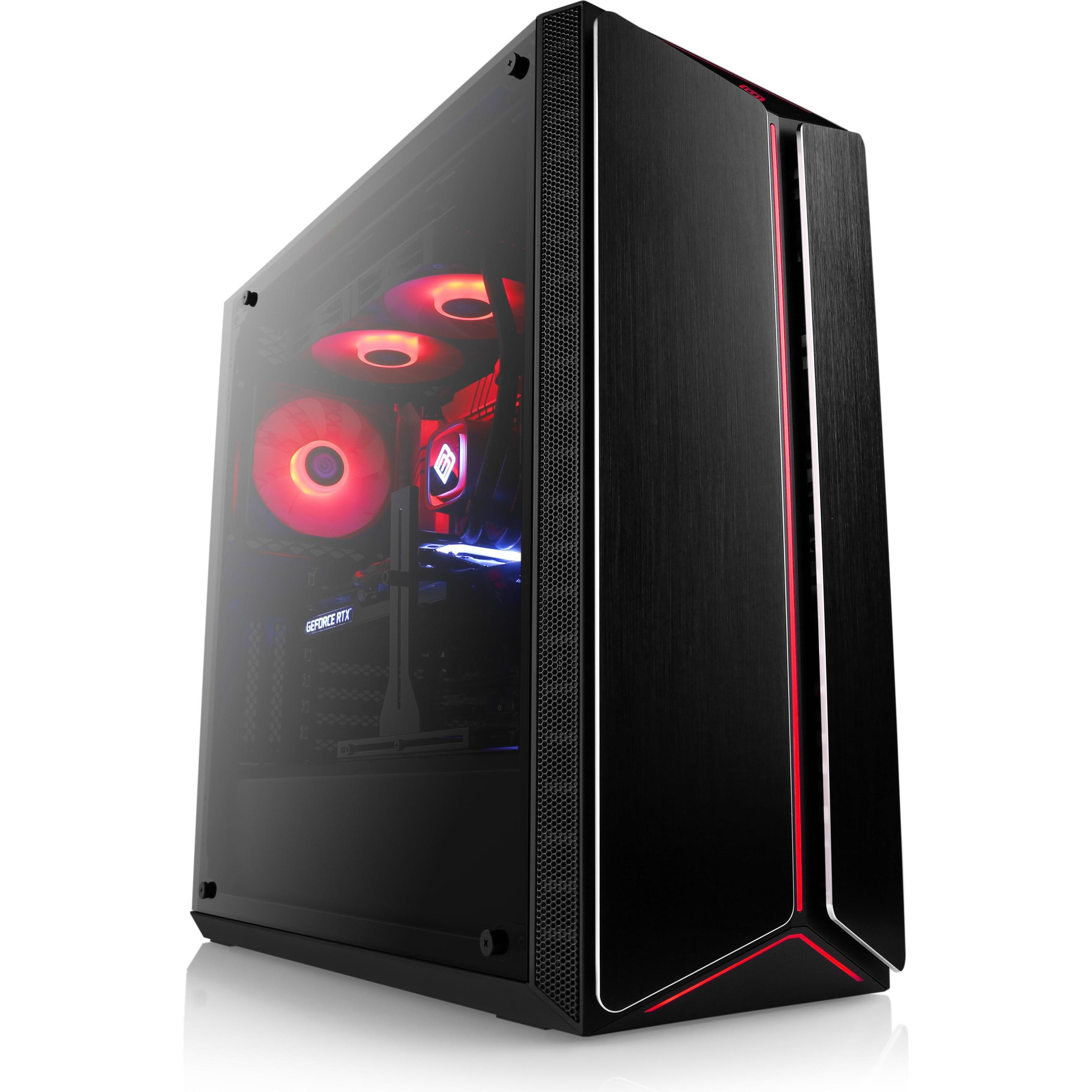 CSL Gaming PC M10340H (AMD Ryzen 7 7800X3D, 16 GB, 1000 GB, Radeon RX 7900 XT), PC, Schwarz