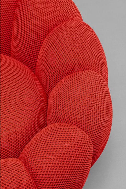 Produktbild Kare Design Drehsessel Peppo Bloom Rot