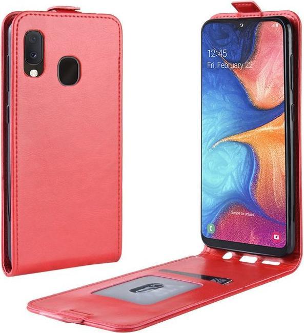 Actual product image MU Classic Leather flip case cover (Samsung Galaxy A20e)