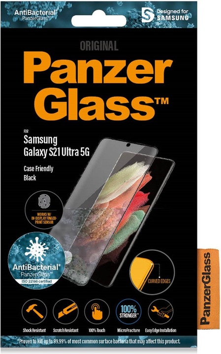 Produktbild PanzerGlass CaseFriendly Fingerprint (1 Stück, Samsung Galaxy S21 Ultra 5G)