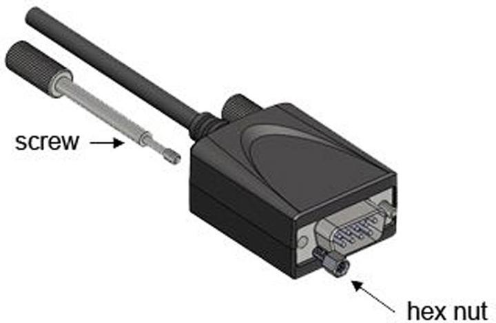 Actual product image Exsys GmbH USB 2.0 C male to serial RS-422/485 cable, Surge Protection (FTDI chip) (1.80 m)
