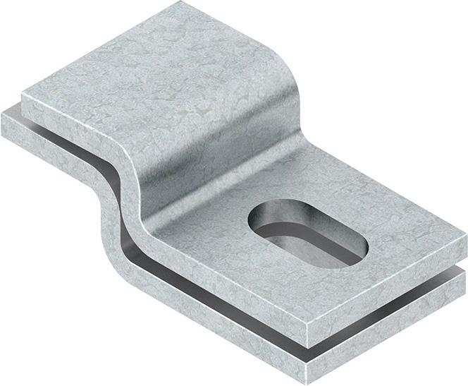 Actual product image Niedax Wall fixing clip