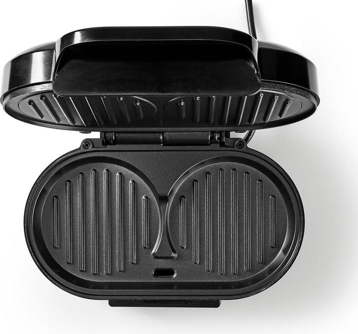 Actual product image Nedis Hamburger Maker | 1000 W | 10.5 cm | Automatic temperature control | Plastic / Metal