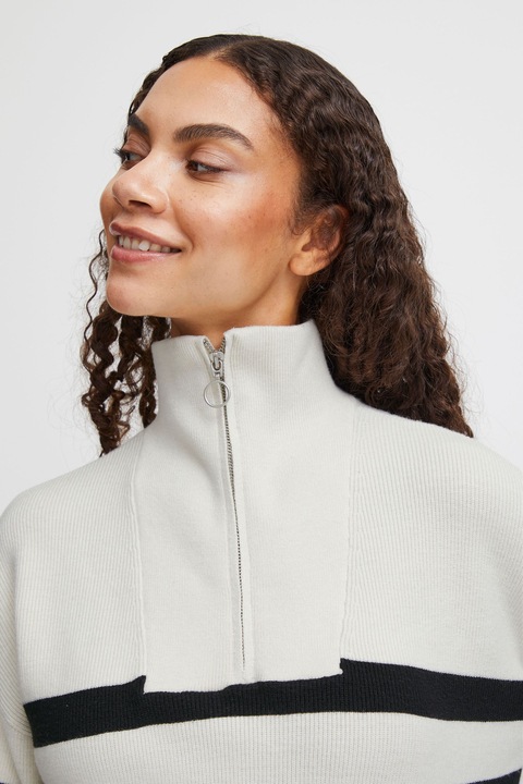 Produktbild B.young BYMANINA ZIPPER STIPE PULLOVER - 20813910 (XXL)