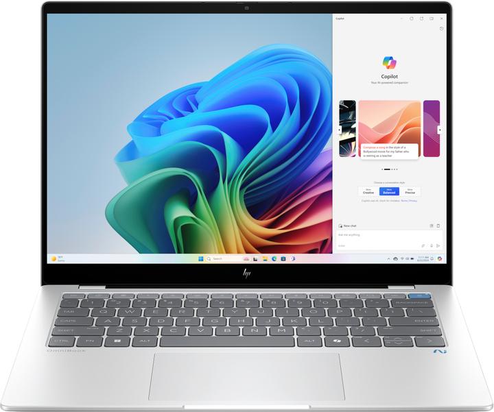 Produktbild HP OmniBook Ultra 14-fe1025nd - Copilot+ Laptop - 14 inch (B0QV3EA#ABH) (14", Snapdragon X Plus X1P-42-100, 16 GB, 512 GB, Eng. Int.)