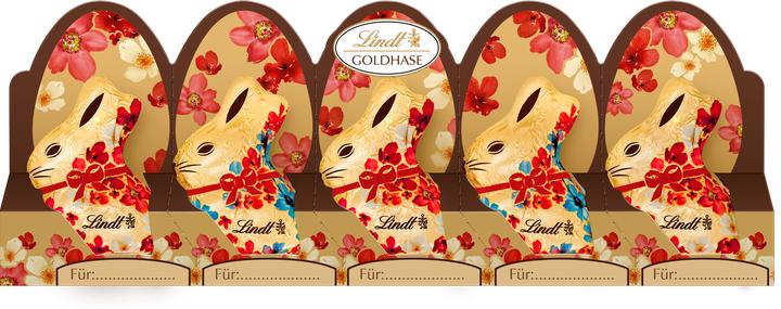 Lindt Coniglietto d'oro Fiore Edizione Latte Mini Pasqua (50 g)