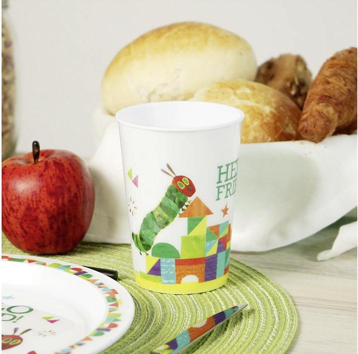 Image du produit Geda Labels Vaisselle pour enfants 'Raupe Nimmersatt - Hello Friend' 3 pièces