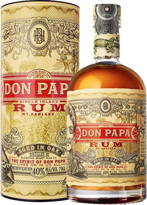 Actual product image Don Papa 7 Years Old Single Island Rum (1 x 70 cl)