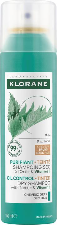 Klorane Trockenshampoo Brennnessel getönt (150 ml, Dry shampoo)